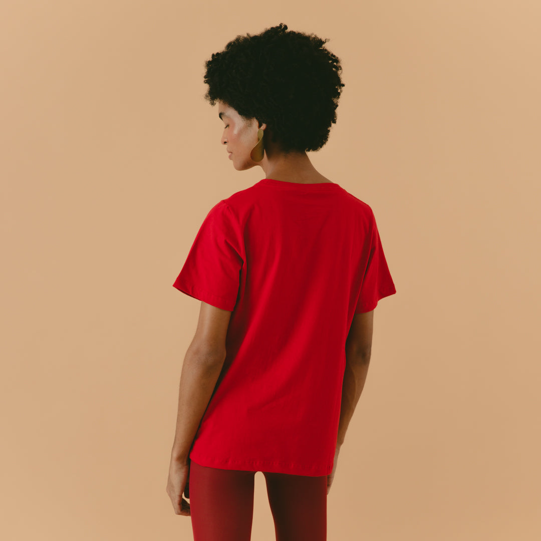 Camiseta Razão - Vermelha